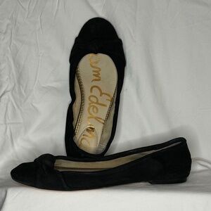 Sam Edelman Black Suede Flats